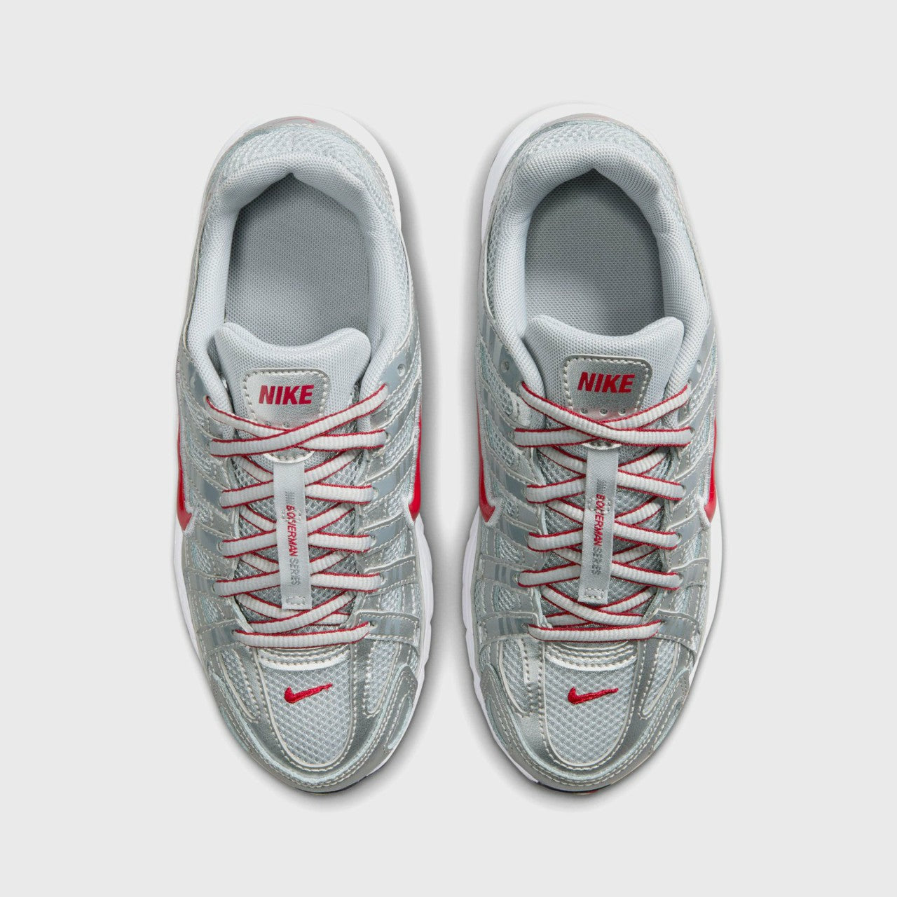 Nike GS P-6000 - Metallic Silver / Gym Red / Flat Silver | Kith Metallic Silver / Gym Red / Flat Silver