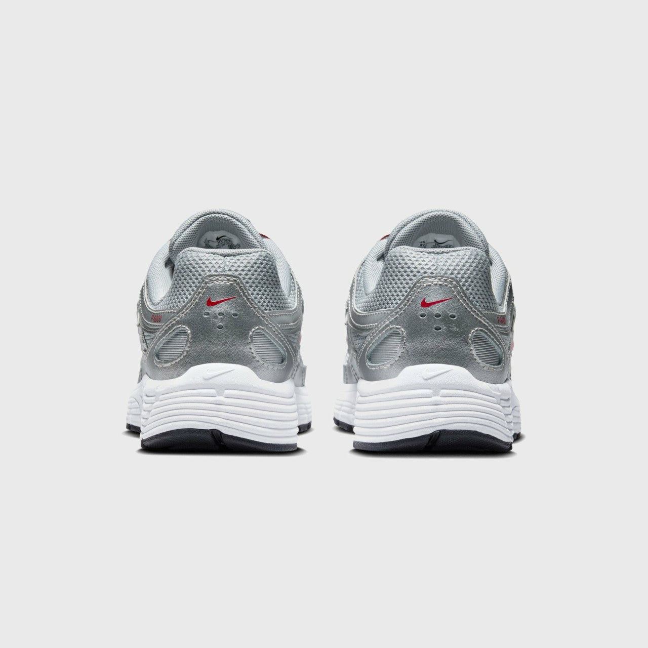 Nike GS P-6000 - Metallic Silver / Gym Red / Flat Silver | Kith Metallic Silver / Gym Red / Flat Silver
