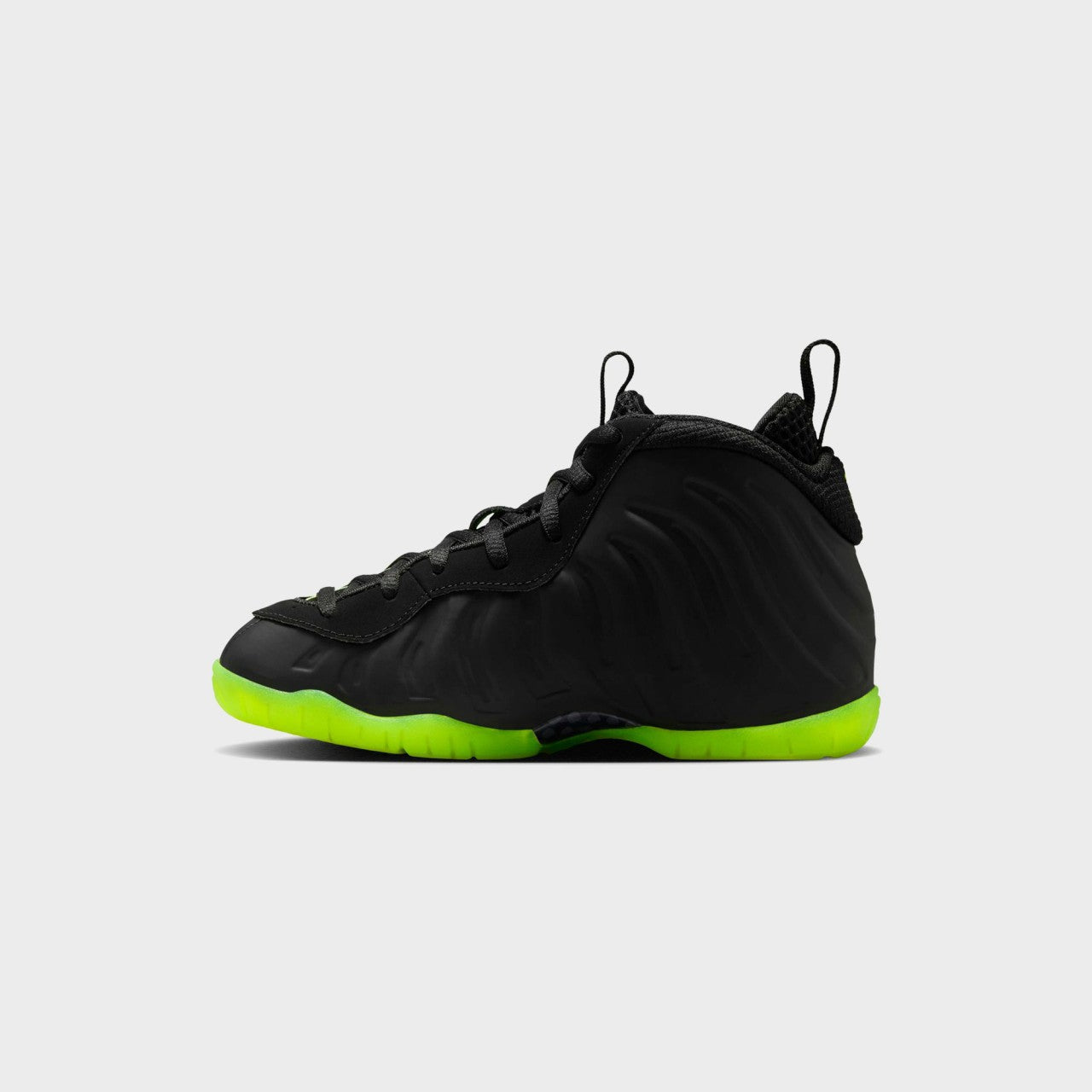 Nike PS Little Posite One - Black / Volt | Kith Black / Volt