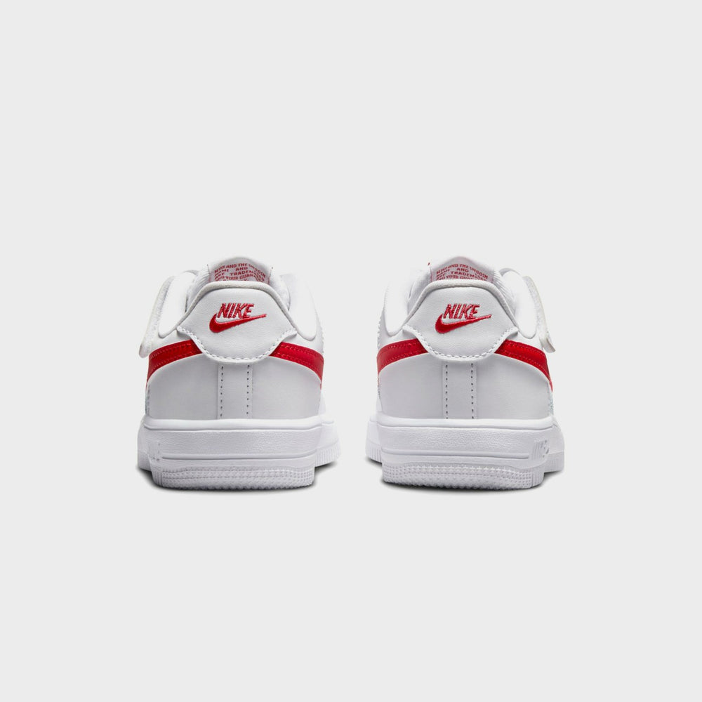 Nike PS Force 1 Low Easyon Stretch Lace Casual - White / University Re | Kith White / University Red