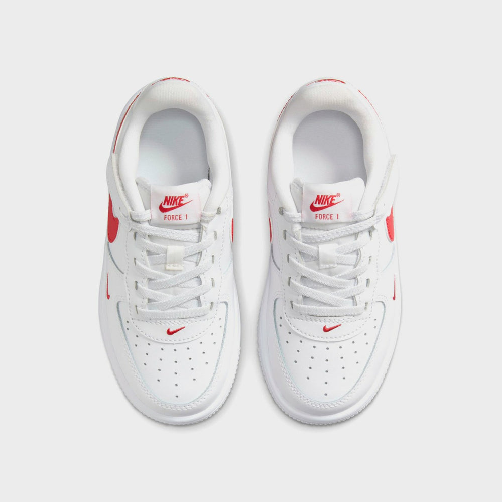 Nike PS Force 1 Low Easyon Stretch Lace Casual - White / University Re | Kith White / University Red