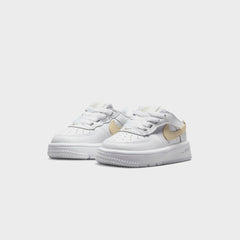 Nike TD Force 1 Low Easyon - White / Light Khaki | Kith White / Light Khaki