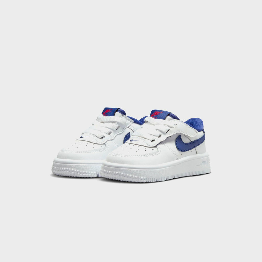 Nike TD Force 1 Low Easyon - White / Deep Royal Blue / University Red | Kith White / Deep Royal Blue / University Red