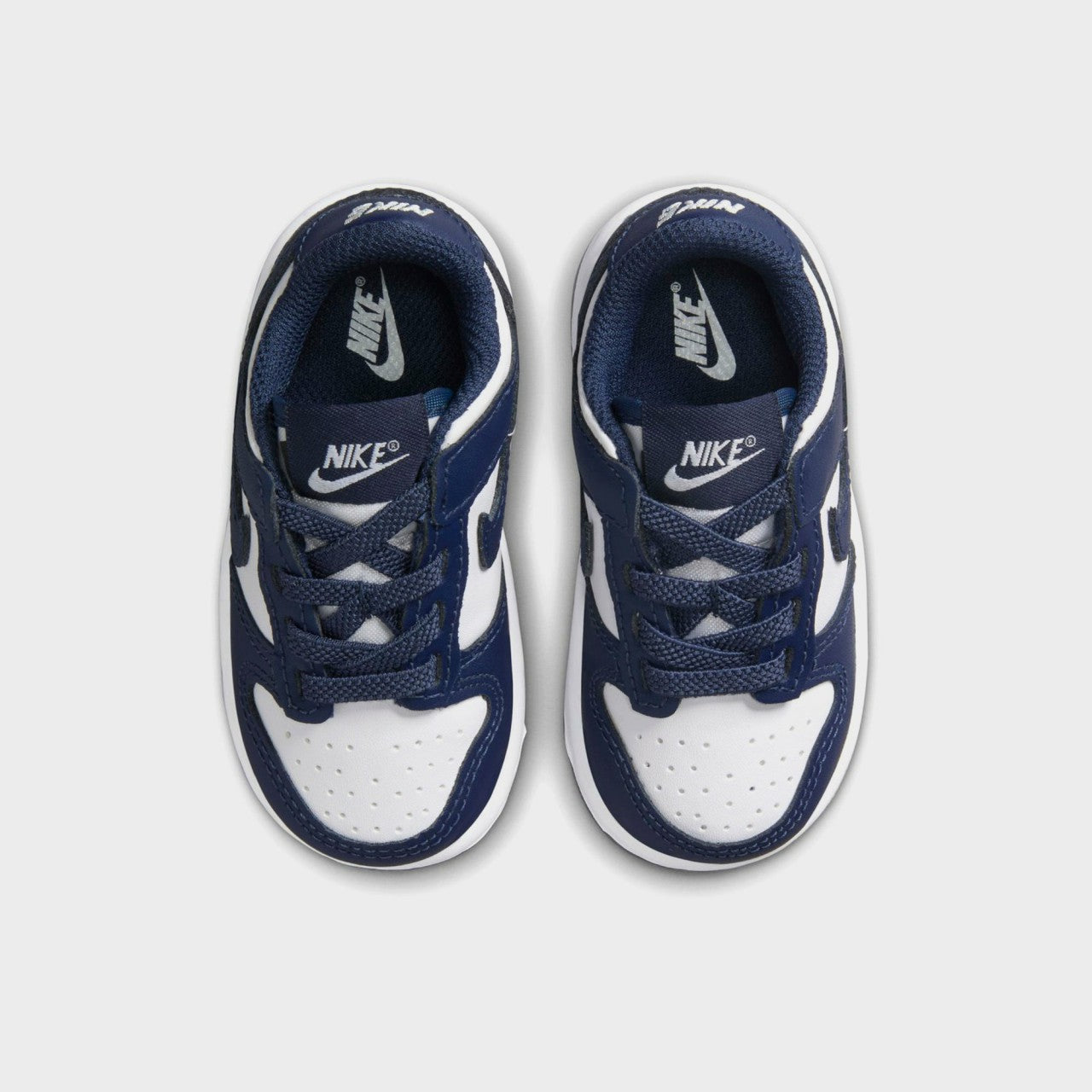Nike TD Dunk Low - White / Midnight Navy / White | Kith White / Midnight Navy / White