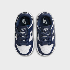Nike TD Dunk Low - White / Midnight Navy / White | Kith White / Midnight Navy / White