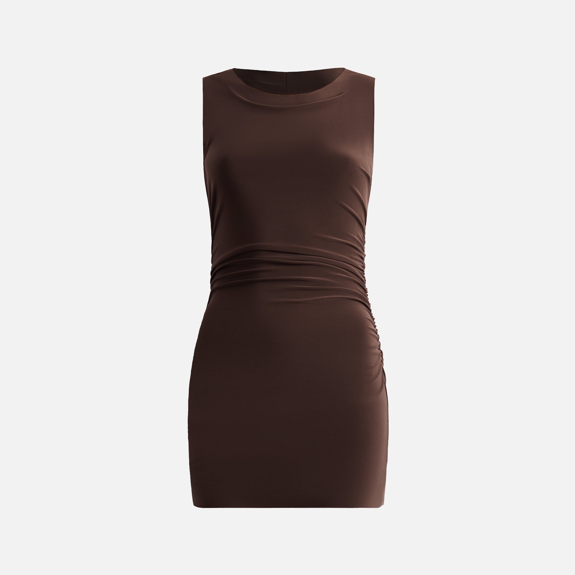 Norma Kamali Sleeveless Pickleball Mini Dress - Chocolate | Kith Chocolate