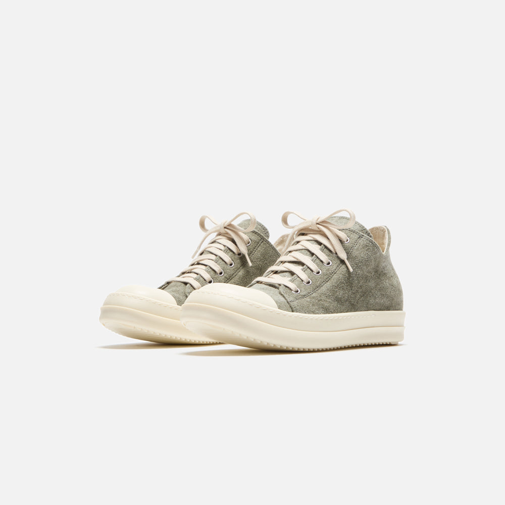 Rick Owens WMNS DRKSHDW Low Sneaks - Sage / Milk / Milk Scarpe in Pell | Kith Sage / Milk / Milk Scarpe in Pelle