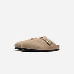 Birkenstock Boston Shearling Suede - Taupe / Sandcastle | Kith Taupe / Sandcastle