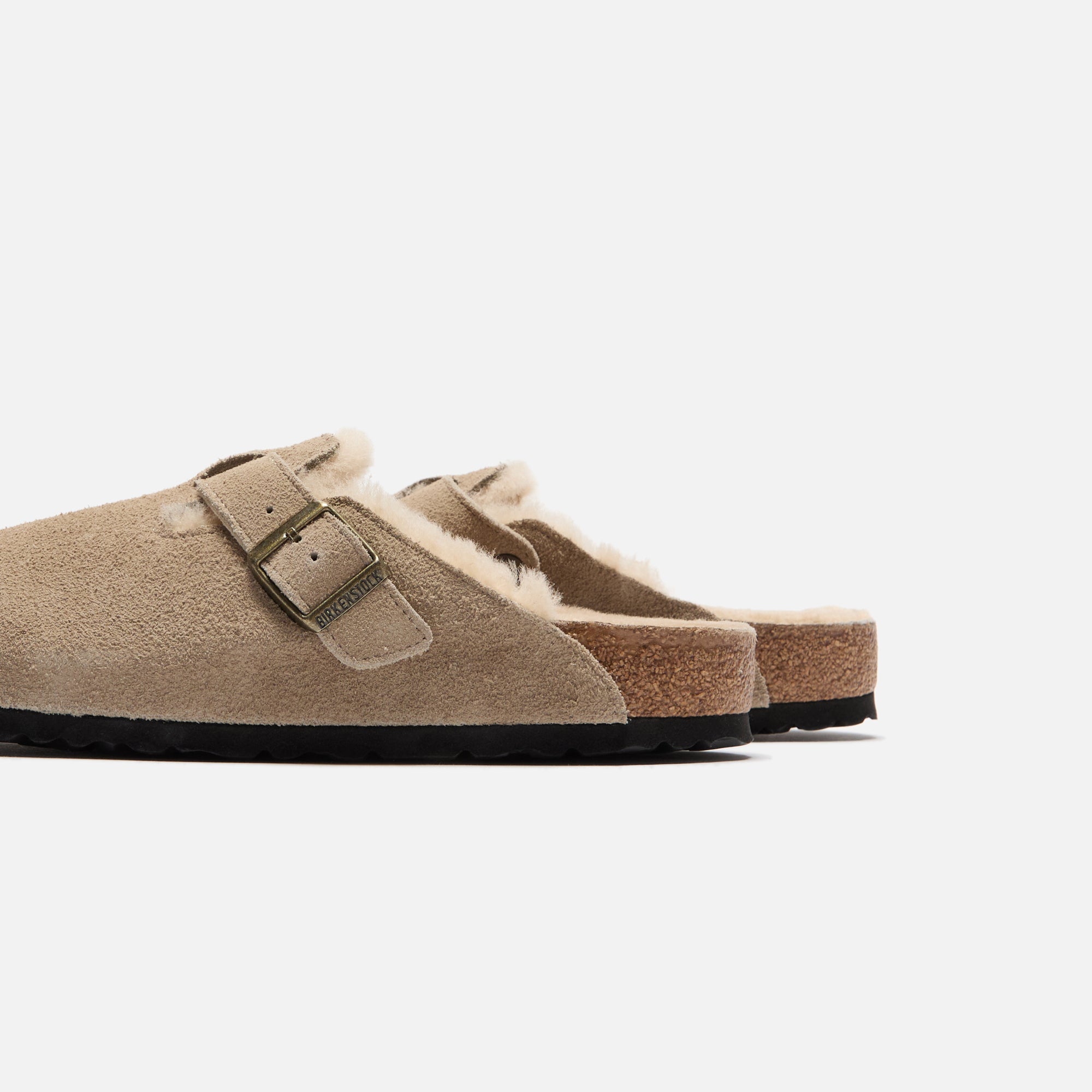 Birkenstock Boston Shearling Suede - Taupe / Sandcastle | Kith Taupe / Sandcastle