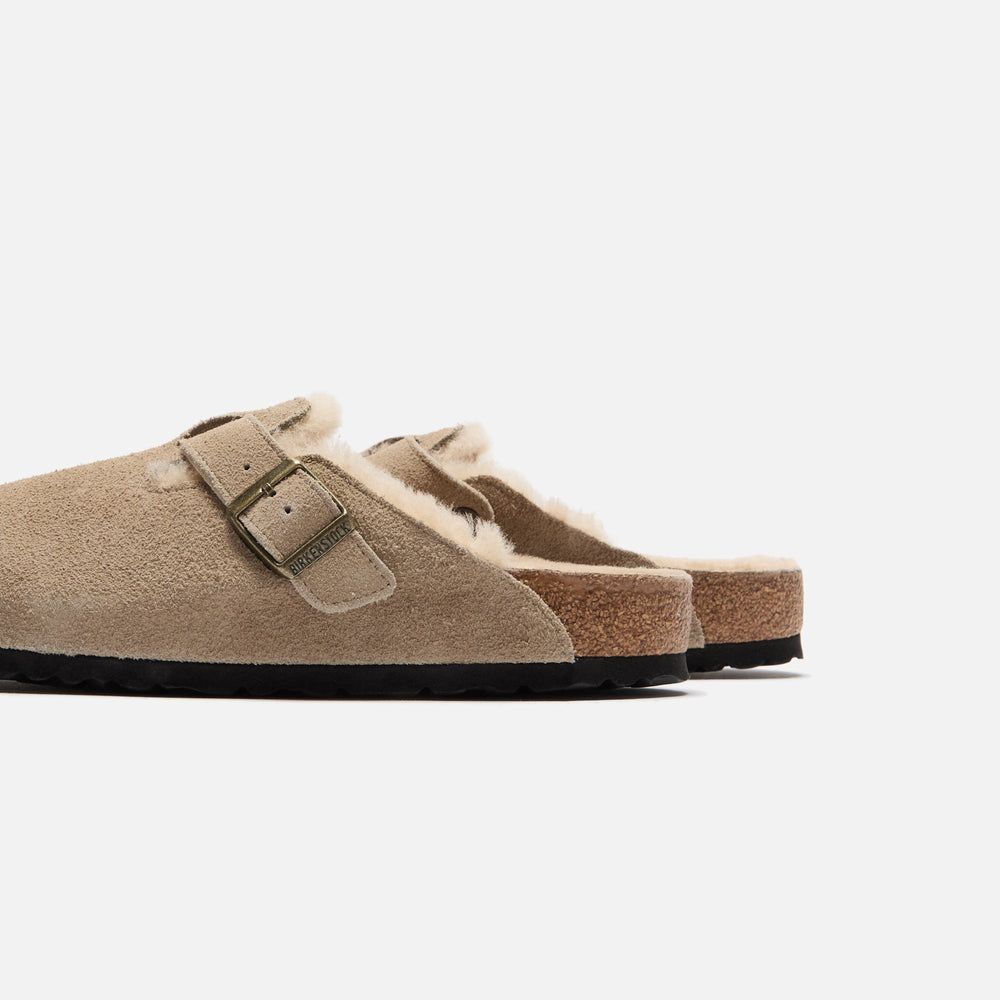 Birkenstock Boston Shearling Suede - Taupe / Sandcastle | Kith Taupe / Sandcastle