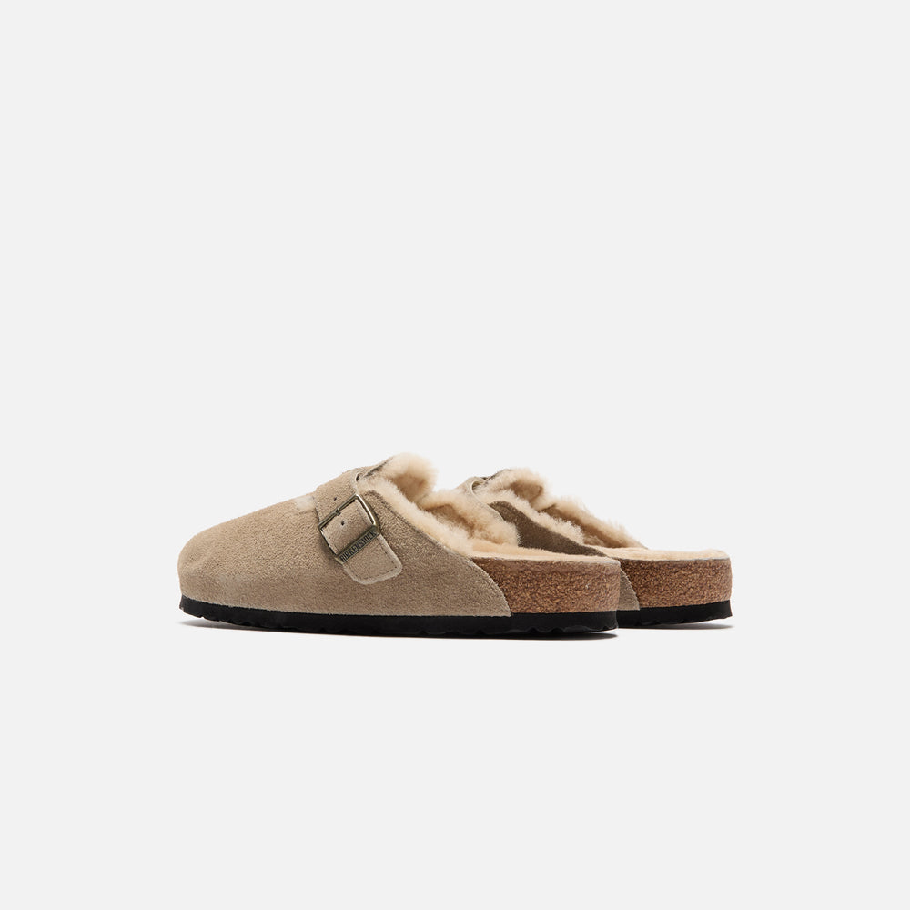 Birkenstock Boston Shearling Suede - Taupe / Sandcastle | Kith Taupe / Sandcastle