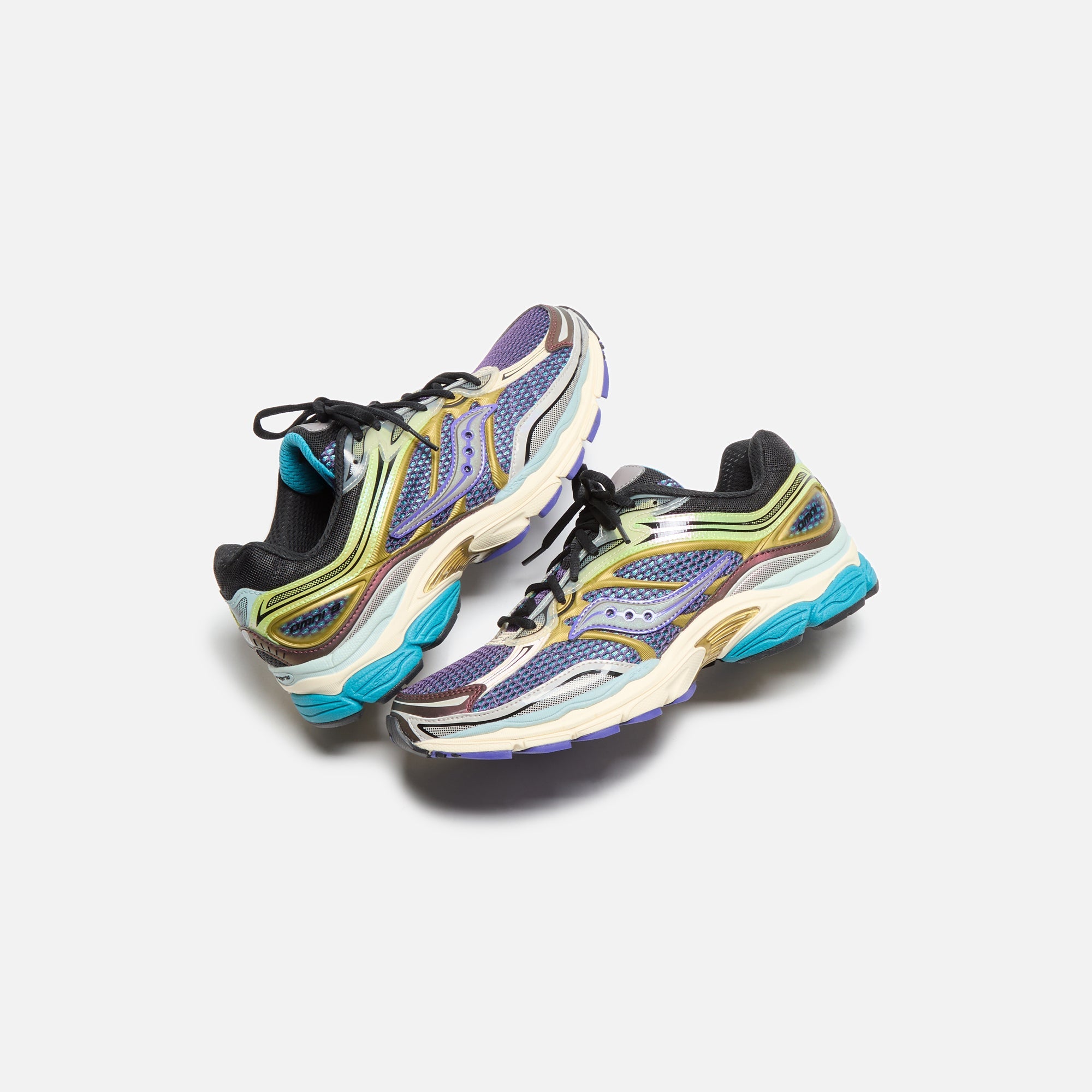 Saucony Progrid Omni 9 - Purple / Yellow | Kith Purple / Yellow