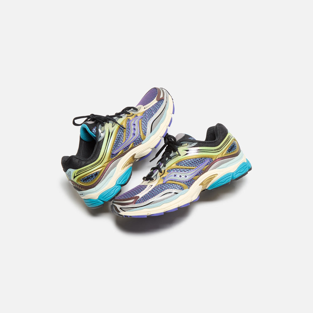 Saucony Progrid Omni 9 - Purple / Yellow | Kith Purple / Yellow