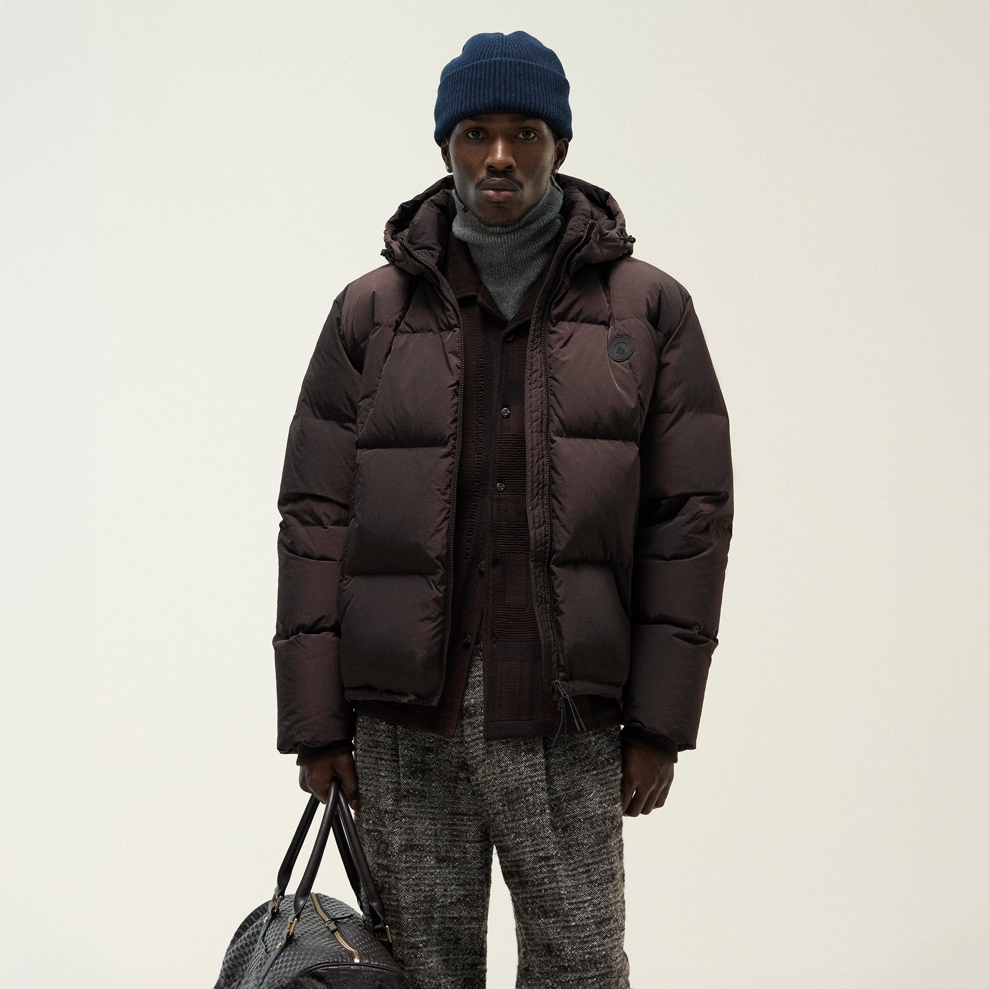 Kith Wrinkle Nylon Midi Puffer - Incognito | Kith Incognito