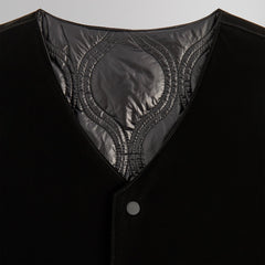 Kith Sueded Tech Winfield Quilted Liner - Black | Kith Black