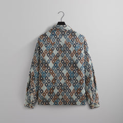Kith Kilim Mosaic Brixton Puffed Shirt Jacket - Muslin | Kith Muslin