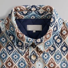 Kith Kilim Mosaic Brixton Puffed Shirt Jacket - Muslin | Kith Muslin