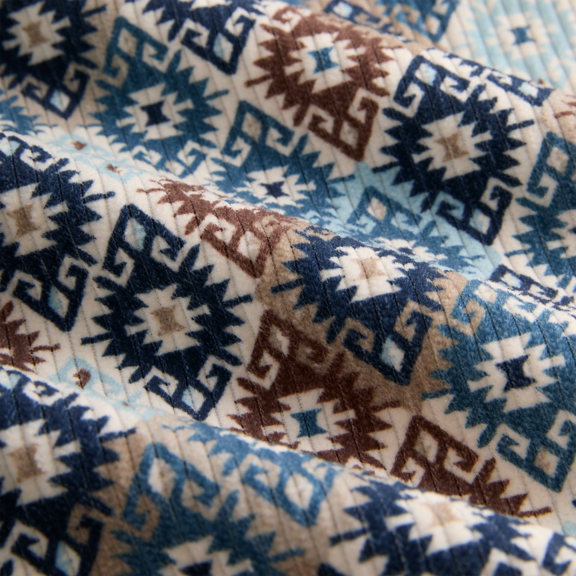 Kith Kilim Mosaic Brixton Puffed Shirt Jacket - Muslin | Kith Muslin