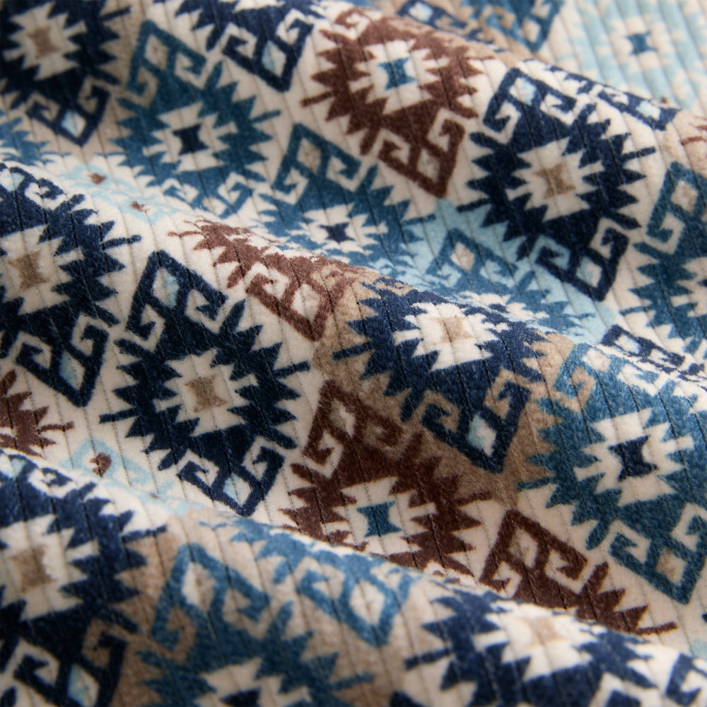 Kith Kilim Mosaic Brixton Puffed Shirt Jacket - Muslin | Kith Muslin