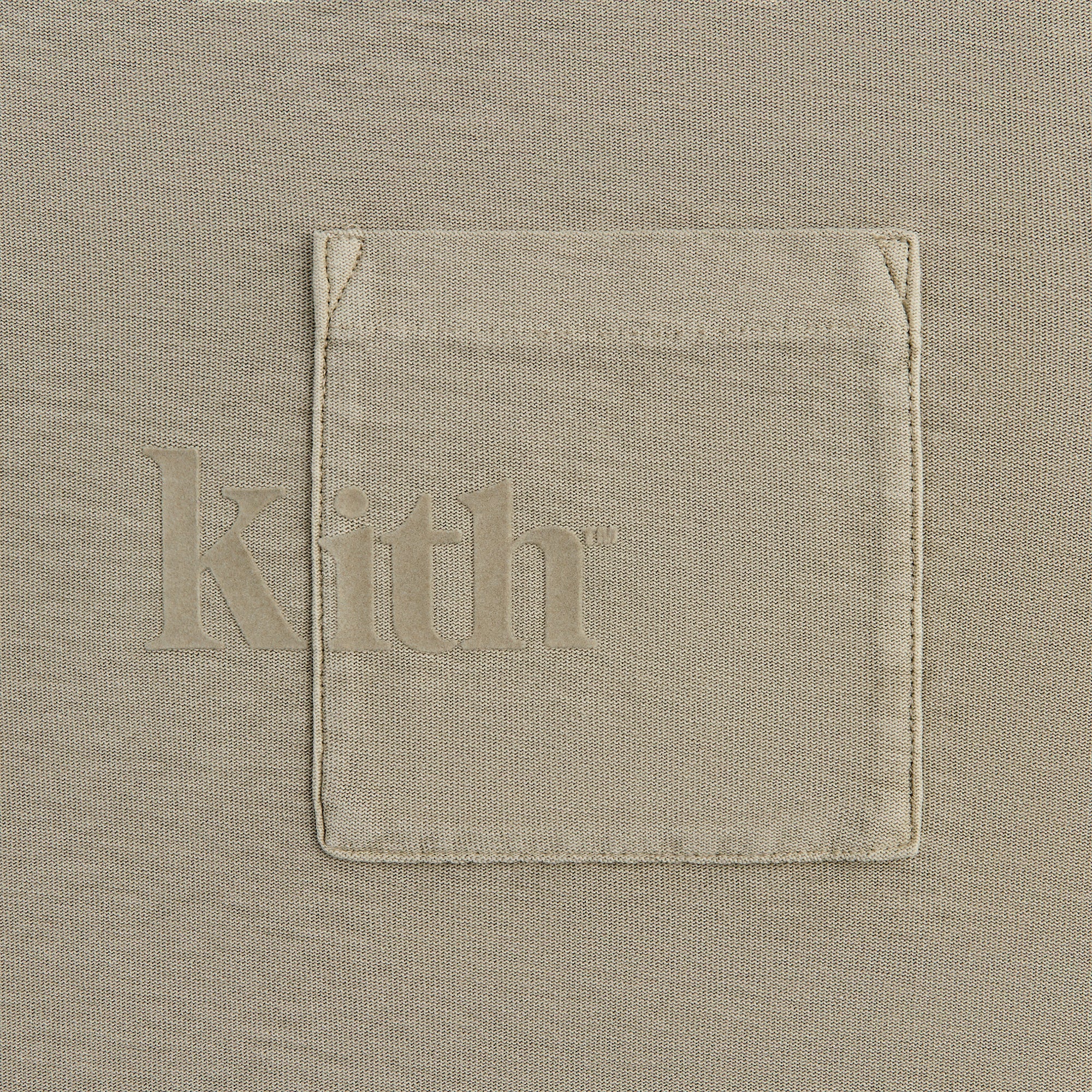 Kith Long Sleeve Quinn Tee - Plaster | Kith Plaster