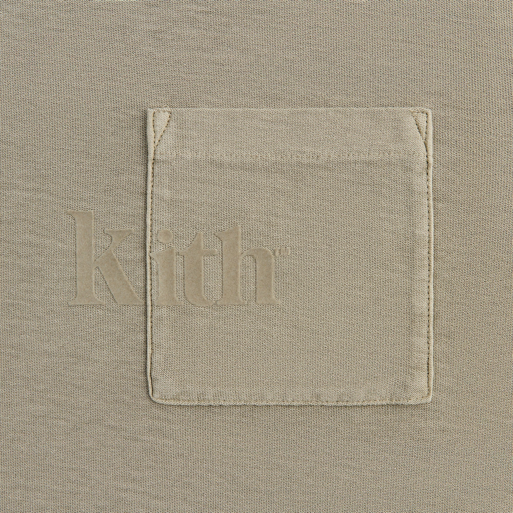 Kith Long Sleeve Quinn Tee - Plaster | Kith Plaster