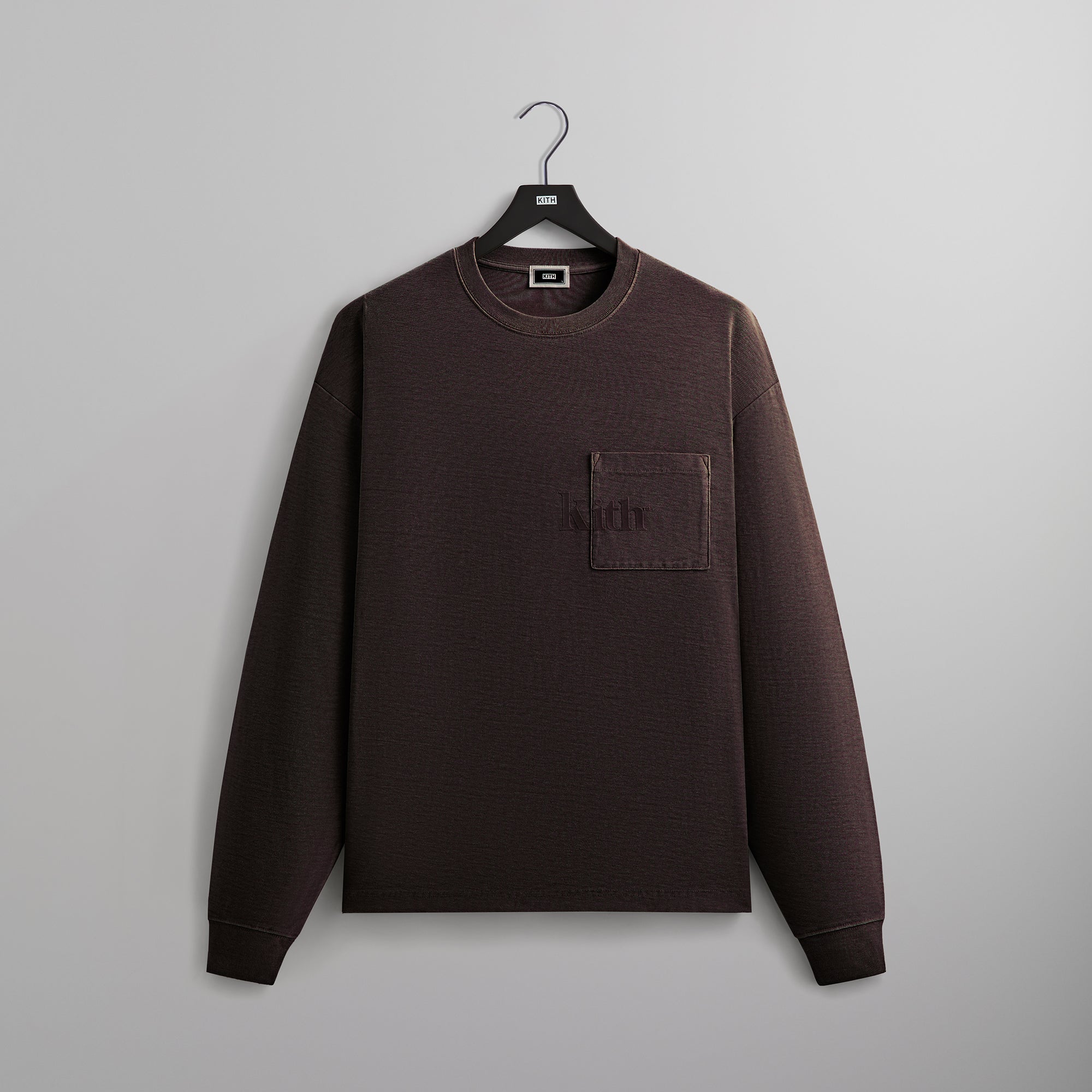 Kith Long Sleeve Quinn Tee - Incognito | Kith Incognito