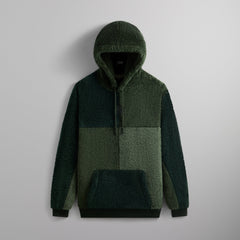Kith Color-Blocked Plush Hoodie - Stadium | Kith Stadium