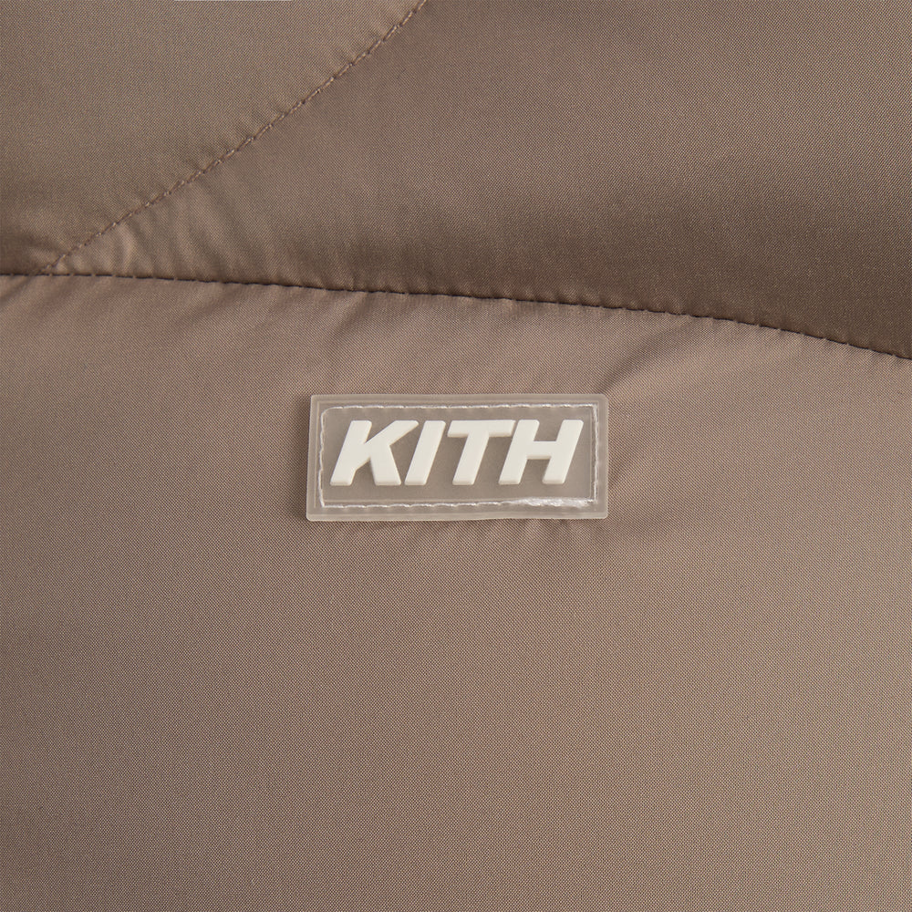 Kith Matte Stretch Taffeta Corey Puffer - Quicksand | Kith Quicksand