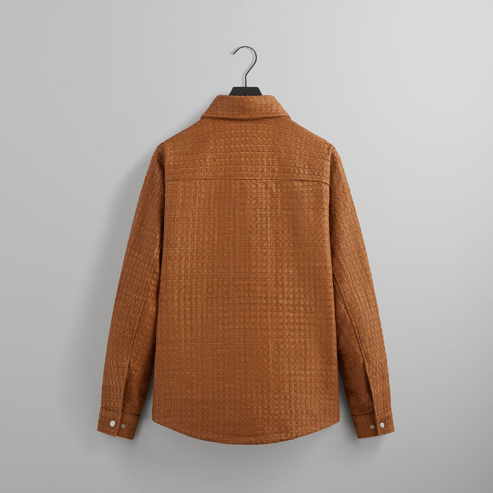 &Kin Woven Leather Apollo II Shirt - Tool | Kith Tool