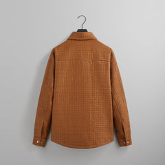 &Kin Woven Leather Apollo II Shirt - Tool | Kith Tool