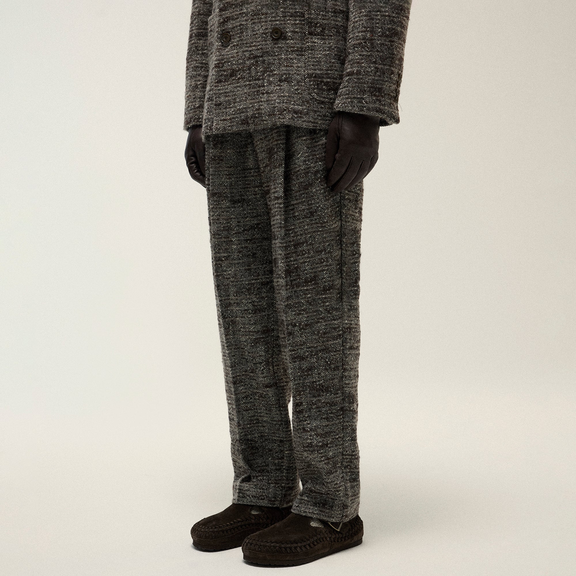&Kin Tweed Kylan Pleated Trouser - Theory | Kith Theory