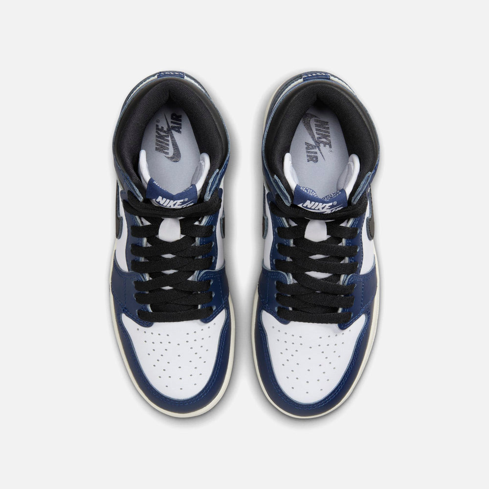 Jordan GS Air Jordan 1 Retro High OG - Midnight Navy / Black | Kith Midnight Navy / Black