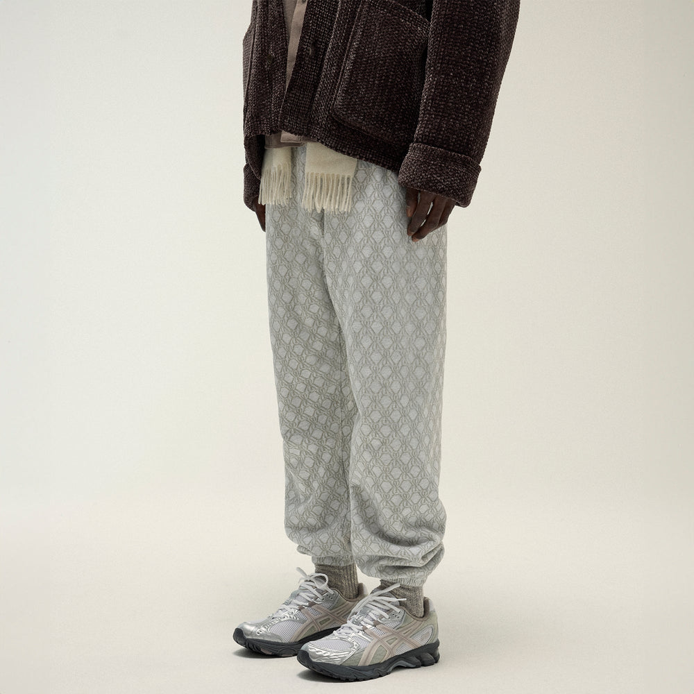Kith Bonded Fleece Nelson Sweatpant - Light Heather Grey | Kith Light Heather Grey