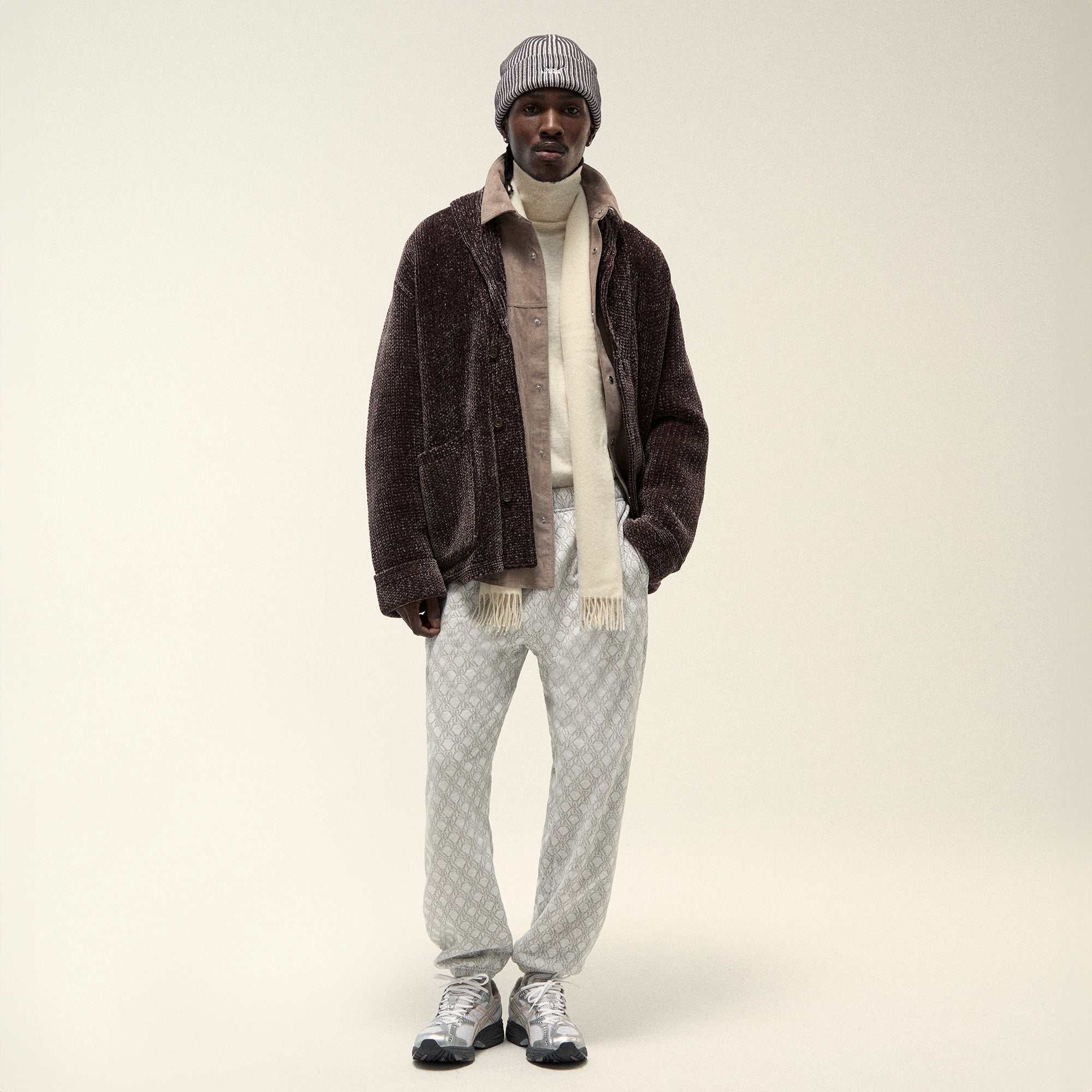 Kith Bonded Fleece Nelson Sweatpant - Light Heather Grey | Kith Light Heather Grey