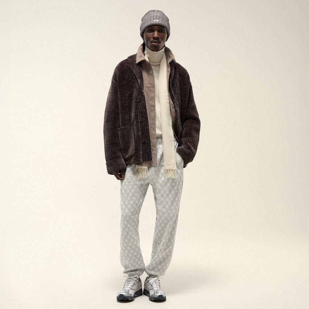 Kith Bonded Fleece Nelson Sweatpant - Light Heather Grey | Kith Light Heather Grey