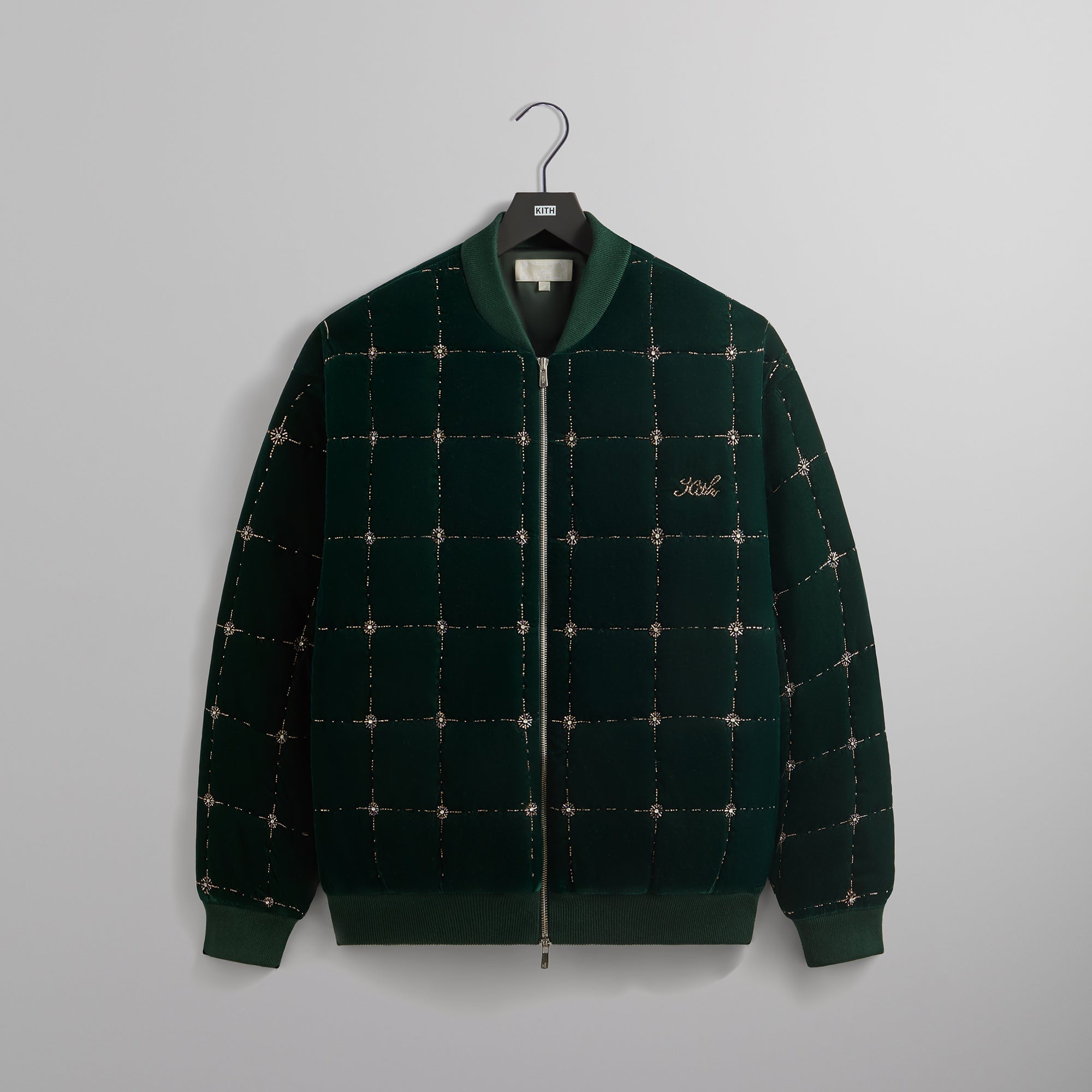 Kith Beaded Velvet Clay Bomber Jacket - Stadium | Kith Stadium