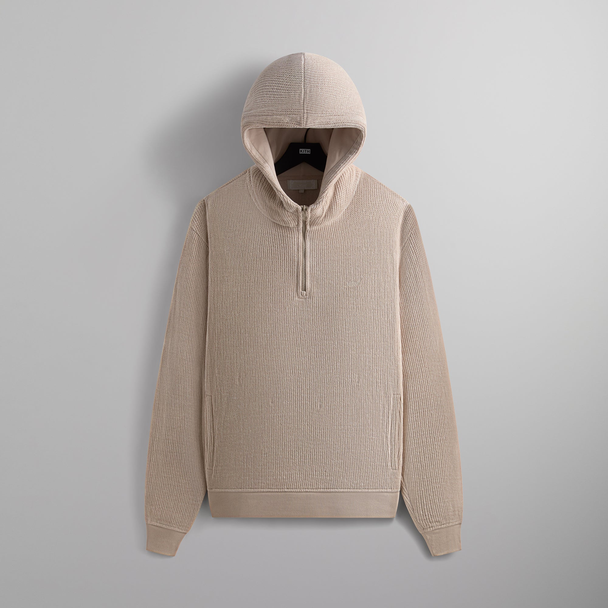 Kith Bonded Waffle Coleman Quarter Zip Hoodie - Session | Kith Session