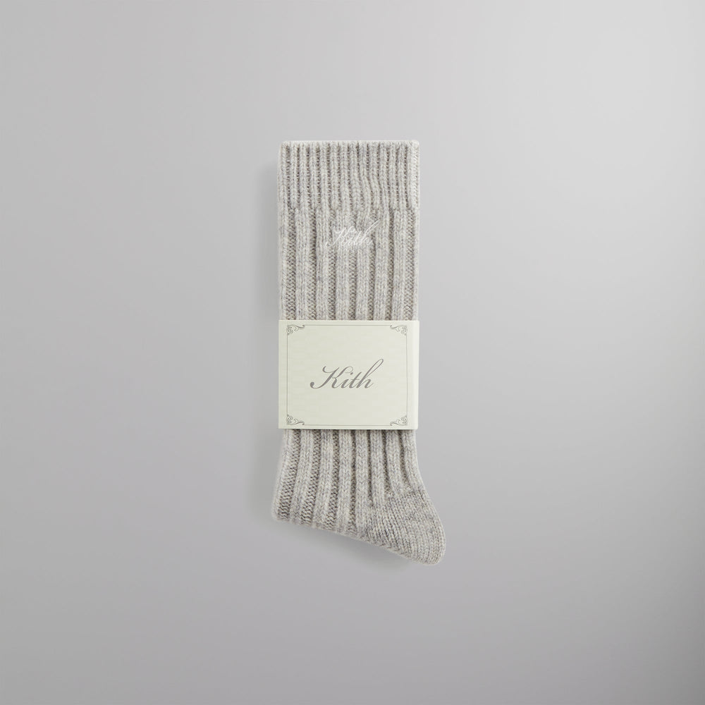 Kith Wool Socks - Light Heather Grey | Kith Light Heather Grey