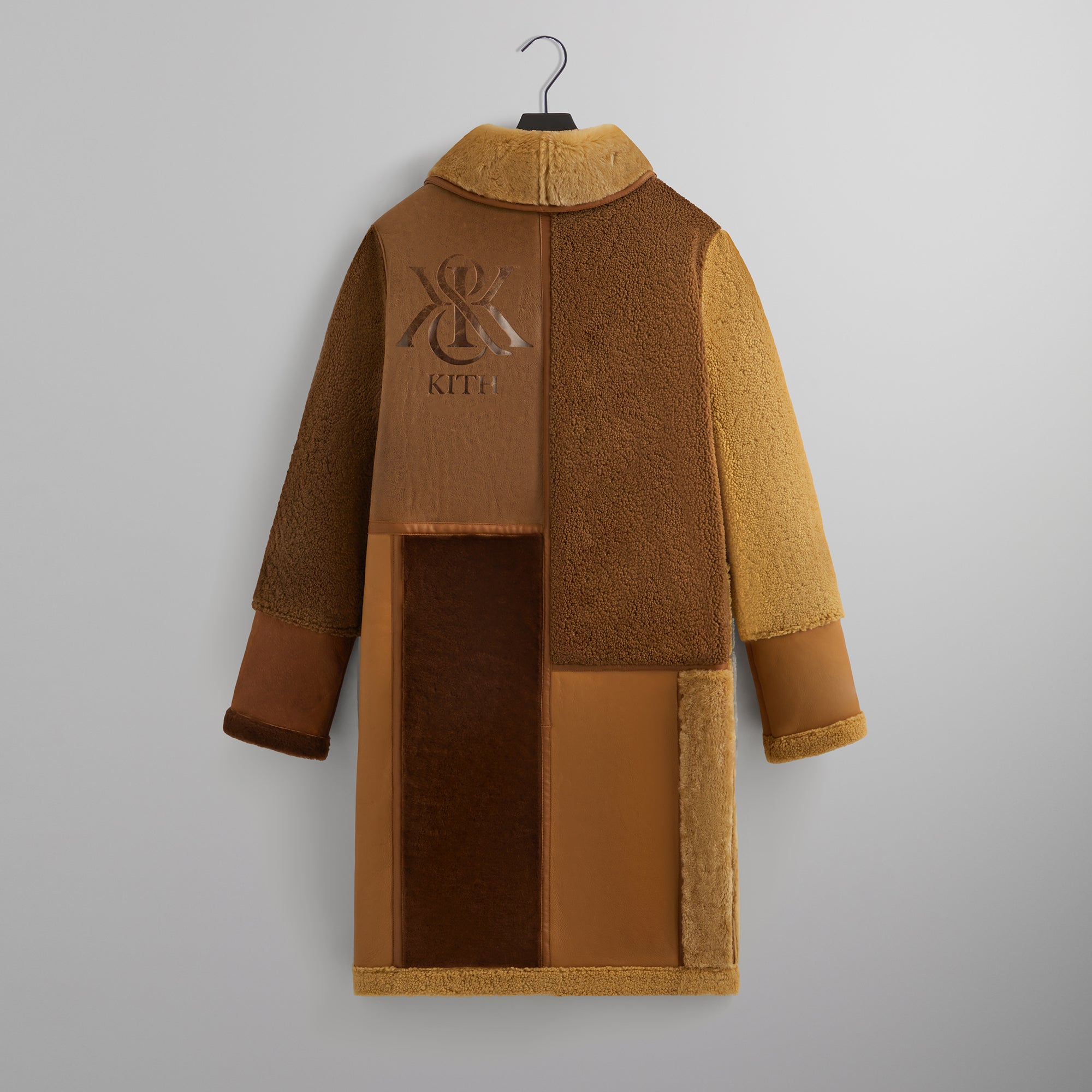 Kith Shearling Patchwork Becker Coat - Mesa | Kith Mesa