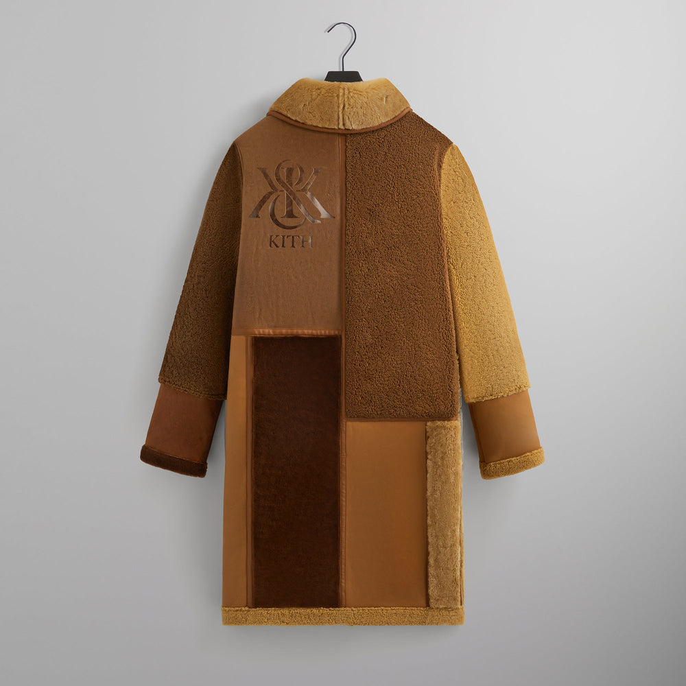 Kith Shearling Patchwork Becker Coat - Mesa | Kith Mesa