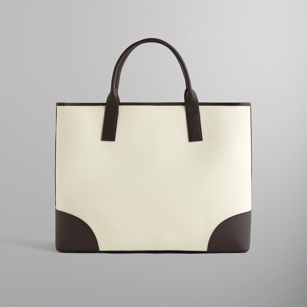 Kith Leather Trimmed Canvas Tote - Sandrift | Kith Sandrift