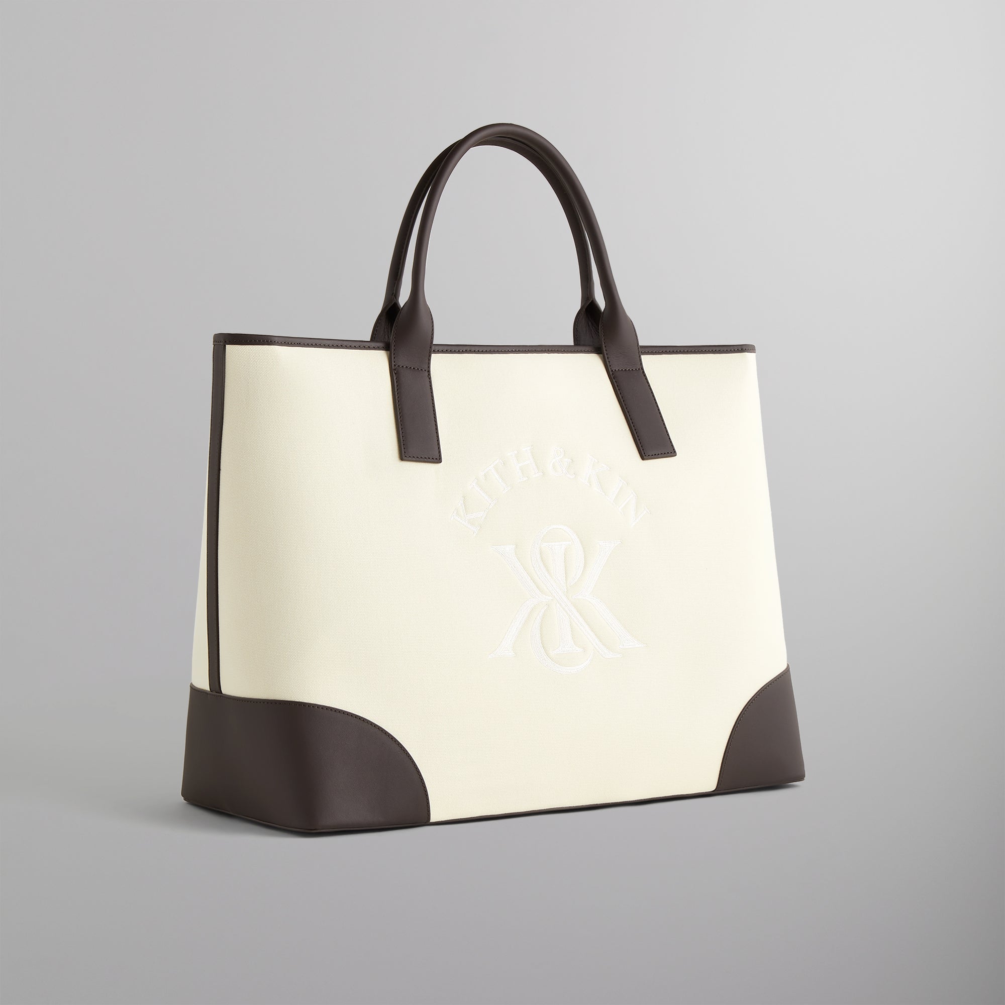 Kith Leather Trimmed Canvas Tote - Sandrift | Kith Sandrift
