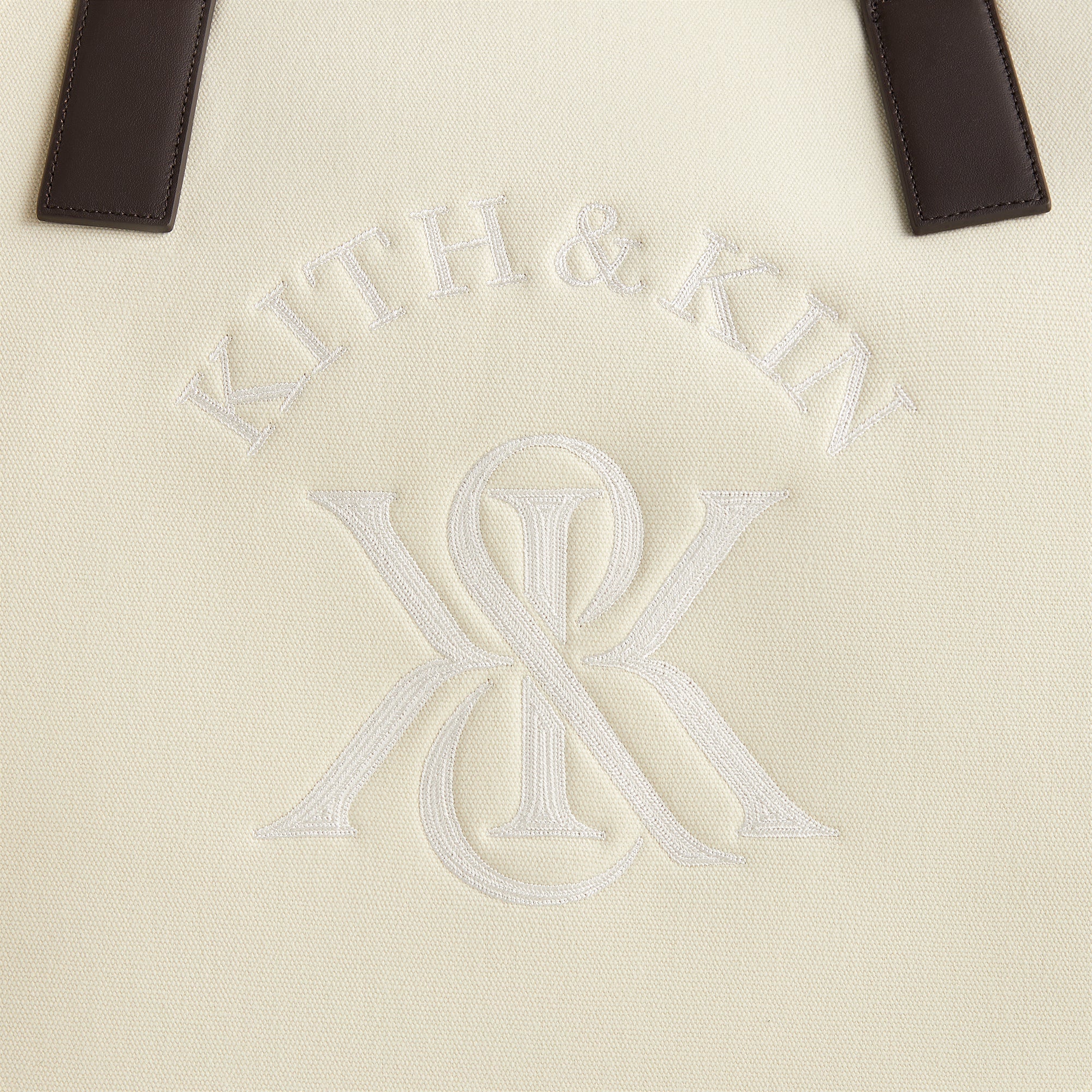 Kith Leather Trimmed Canvas Tote - Sandrift | Kith Sandrift