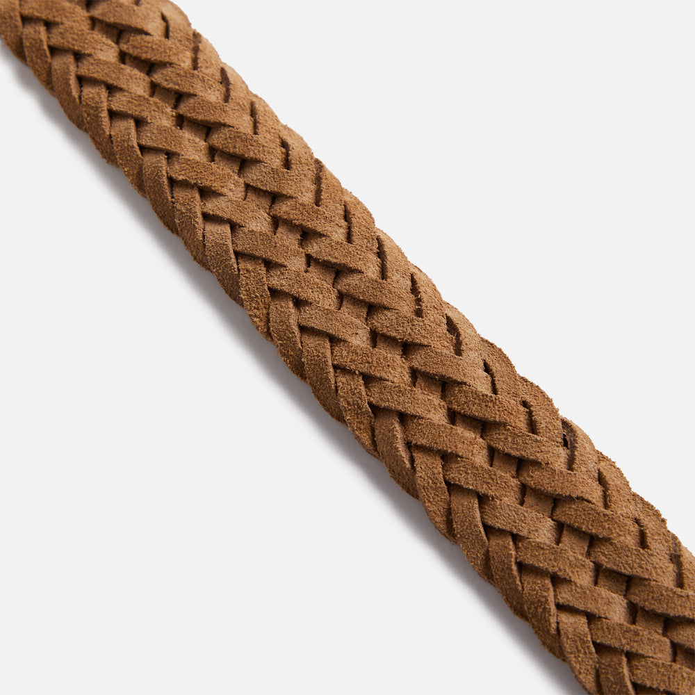 Anderson's Suede Woven Belt - Tan | Kith Tan