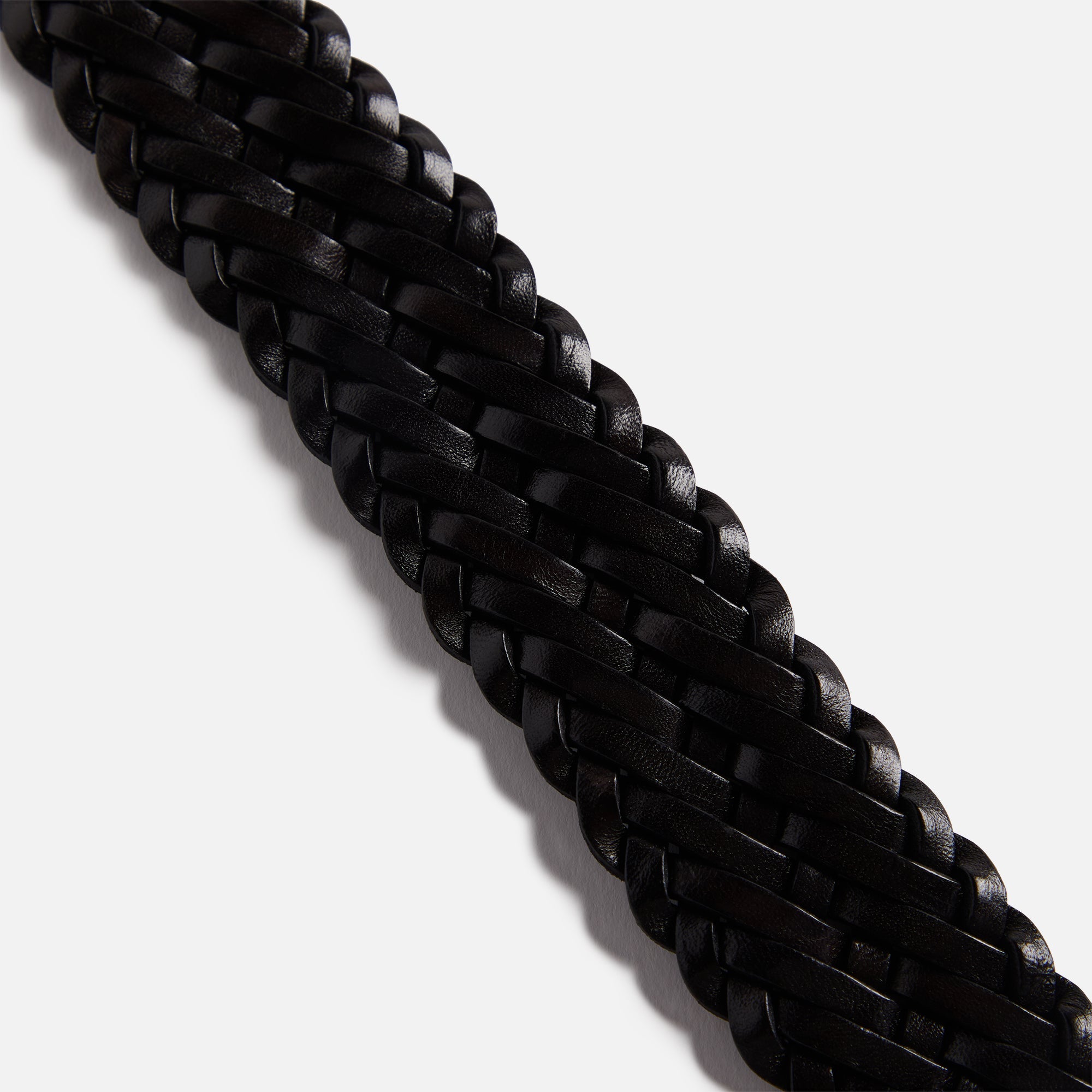 Anderson's Woven Leather Belt - Brown | Kith Brown
