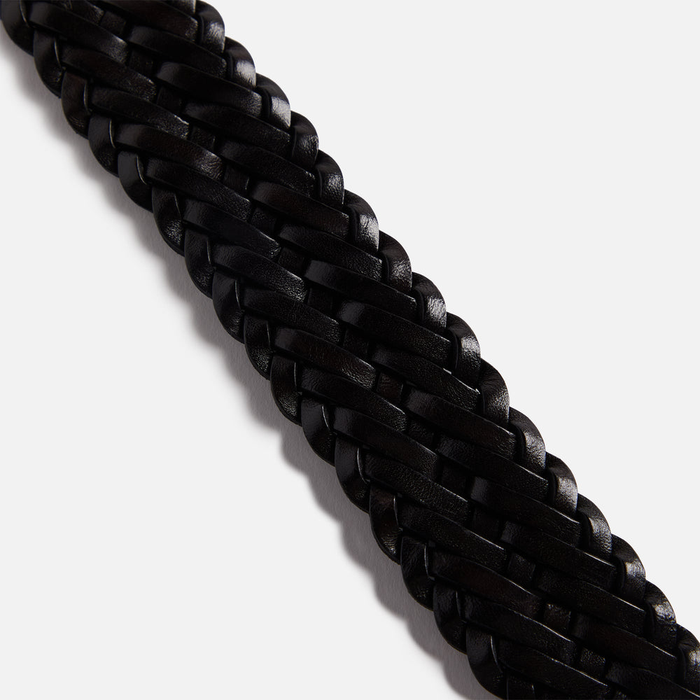 Anderson's Woven Leather Belt - Brown | Kith Brown