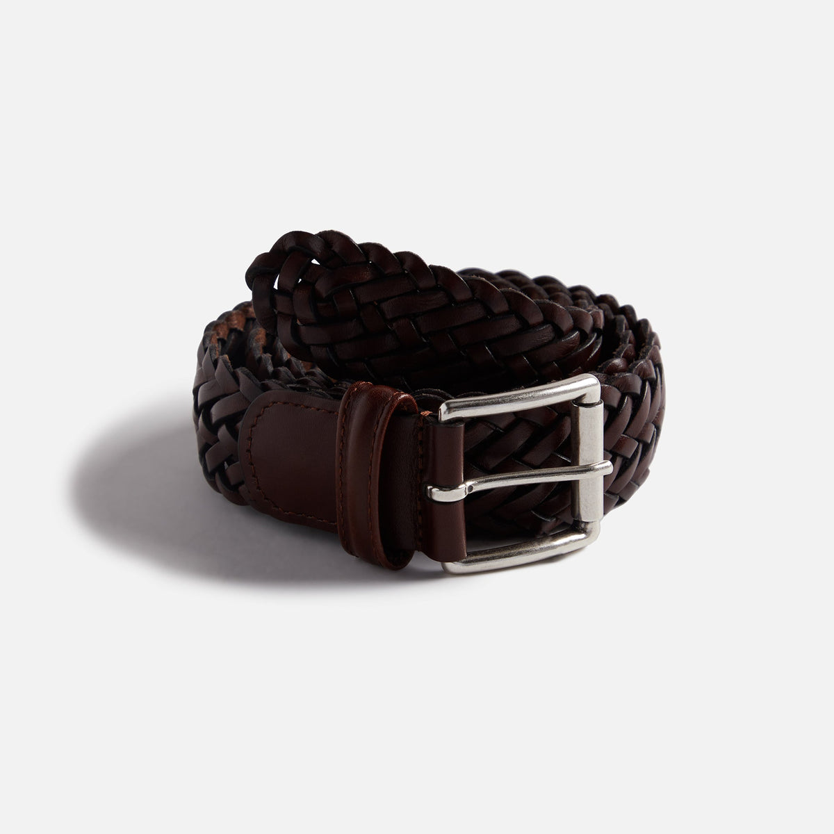 Anderson's Woven Leather Belt - Cogna | Kith Cogna