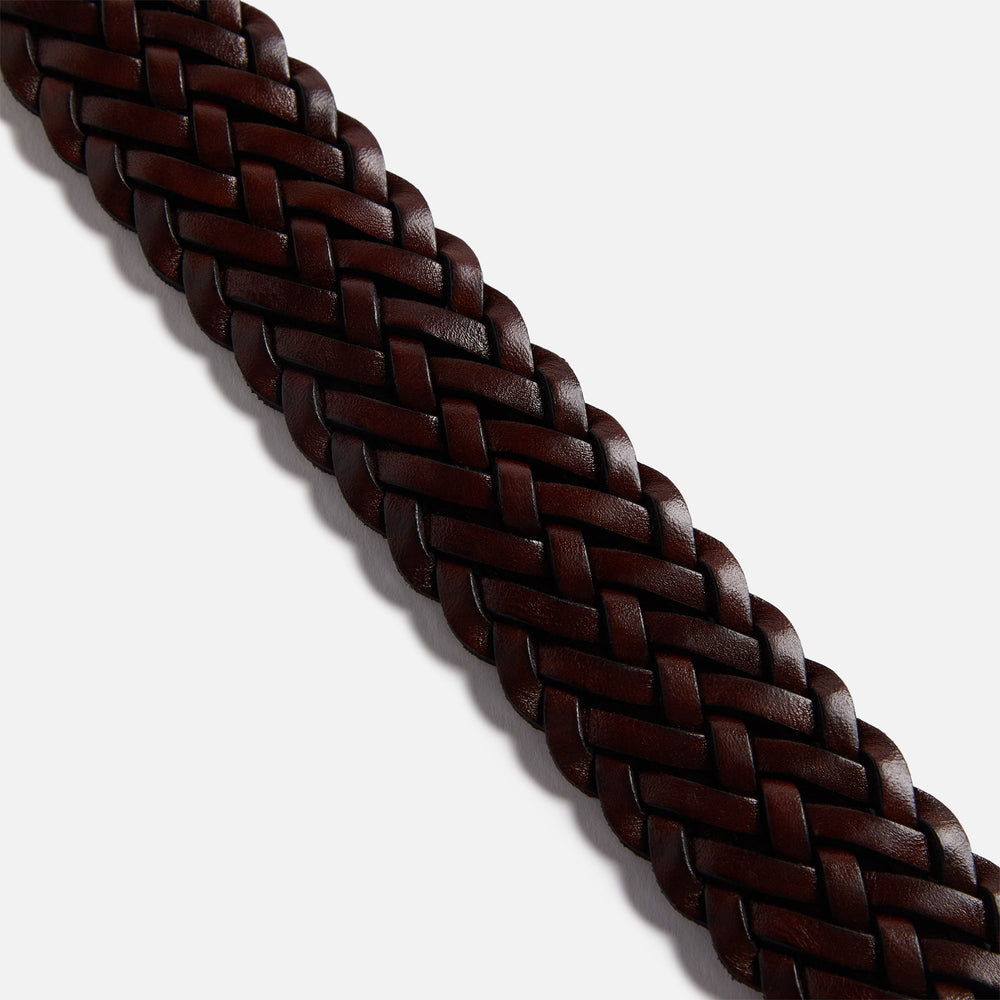 Anderson's Woven Leather Belt - Cogna | Kith Cogna