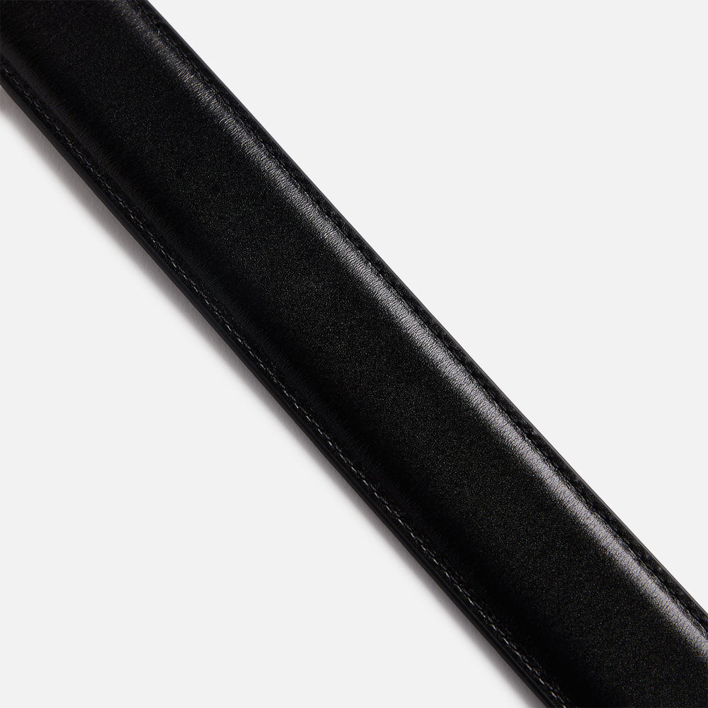 Anderson's Stitched Trimmed Semi Formal Leather Belt - Black | Kith Black