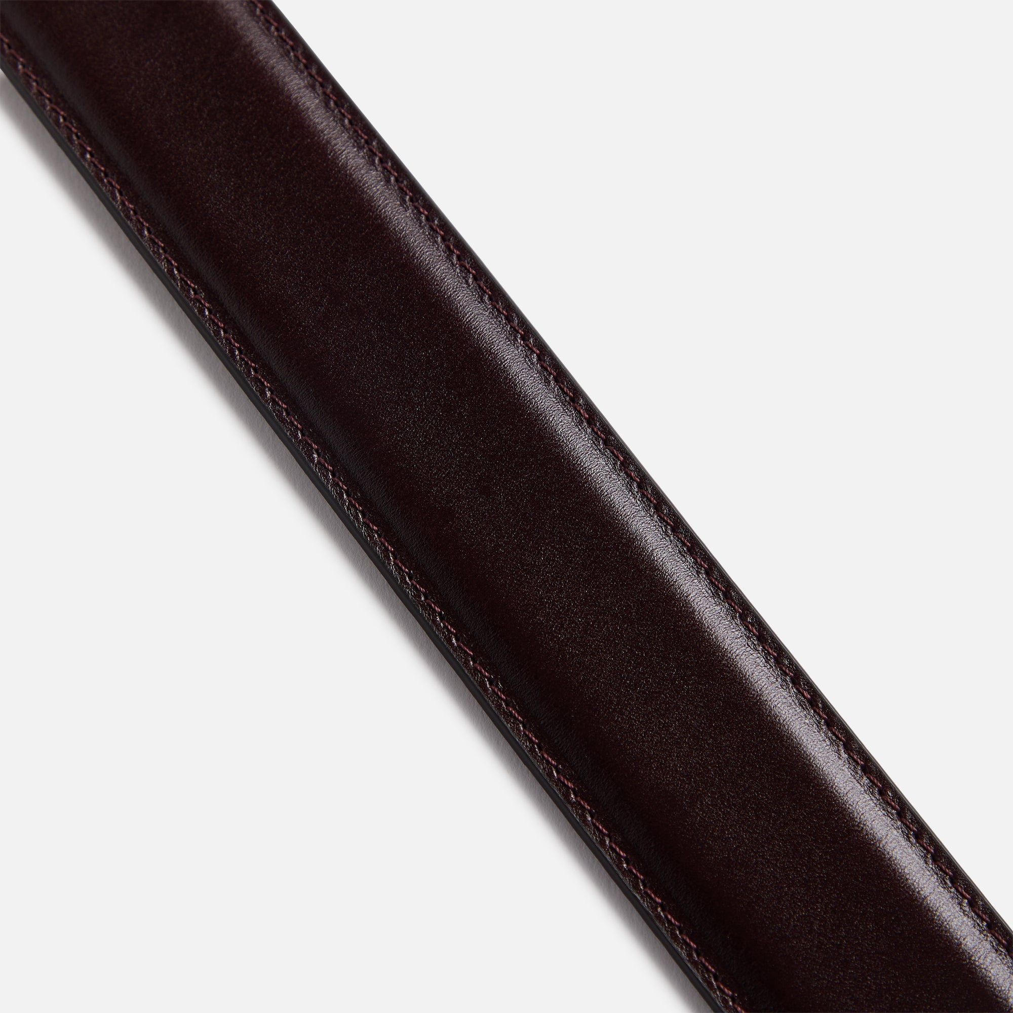 Anderson's Stitched Trimmed Semi Formal Leather Belt - Oxblood | Kith Oxblood
